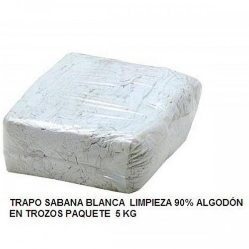 FARDO TRAPO ALGODON 100% TIPO SABANA (5 KGS.)