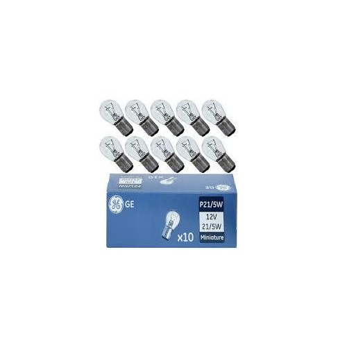 1077 LAMPARA P21/5W 12V 2 POLOS - 1 UN (Se sirve en pack 10)