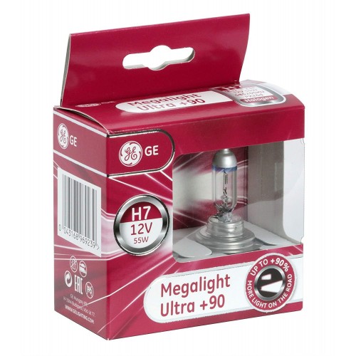 58520SXU LAMPARA MEGALIGHT ULTRA H7+90 - 2 UN