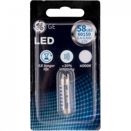 60200 LAMPARA LED C5W 4000K 35 MM - 1 UN (Se sirve en pack 10)