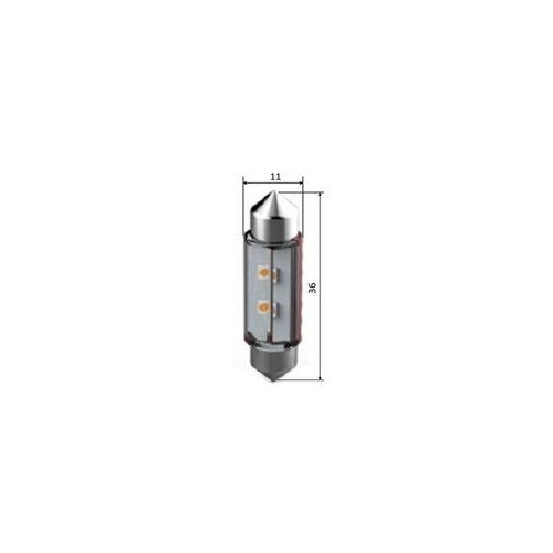 60200 LAMPARA LED C5W 4000K 35 MM - 1 UN (Se sirve en pack 10)