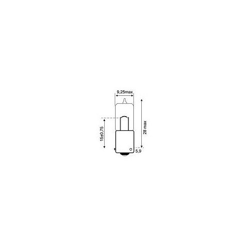 58560 LAMPARA HALOGENA H10W 12V