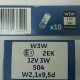 504 LAMPARA W3W 12V - 1 UN (Se sirve en pack 10)