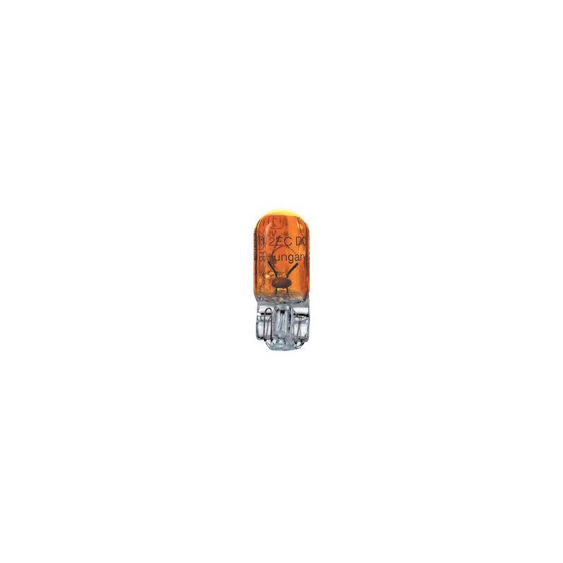 501NA LAMPARA WY5W AMBER 12V - 1 UN (Se sirve en pack 10)