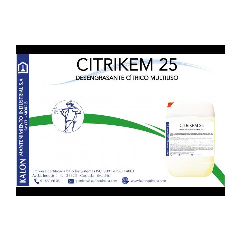 DESENGRASANTE CITRIKEM-25 - 10 L