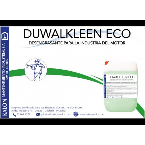 LIQ. LAVADORA DUWALKLEEN ECO - 25 L