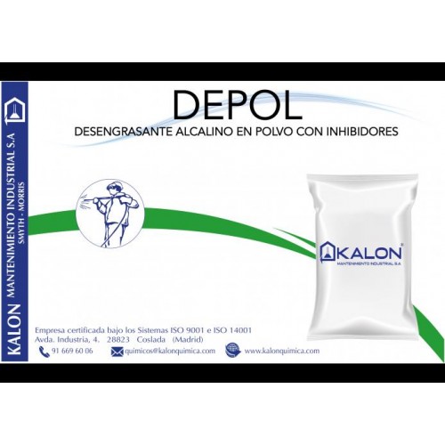 DESENGRASANTE EN POLVO DEPOL - 25 kg